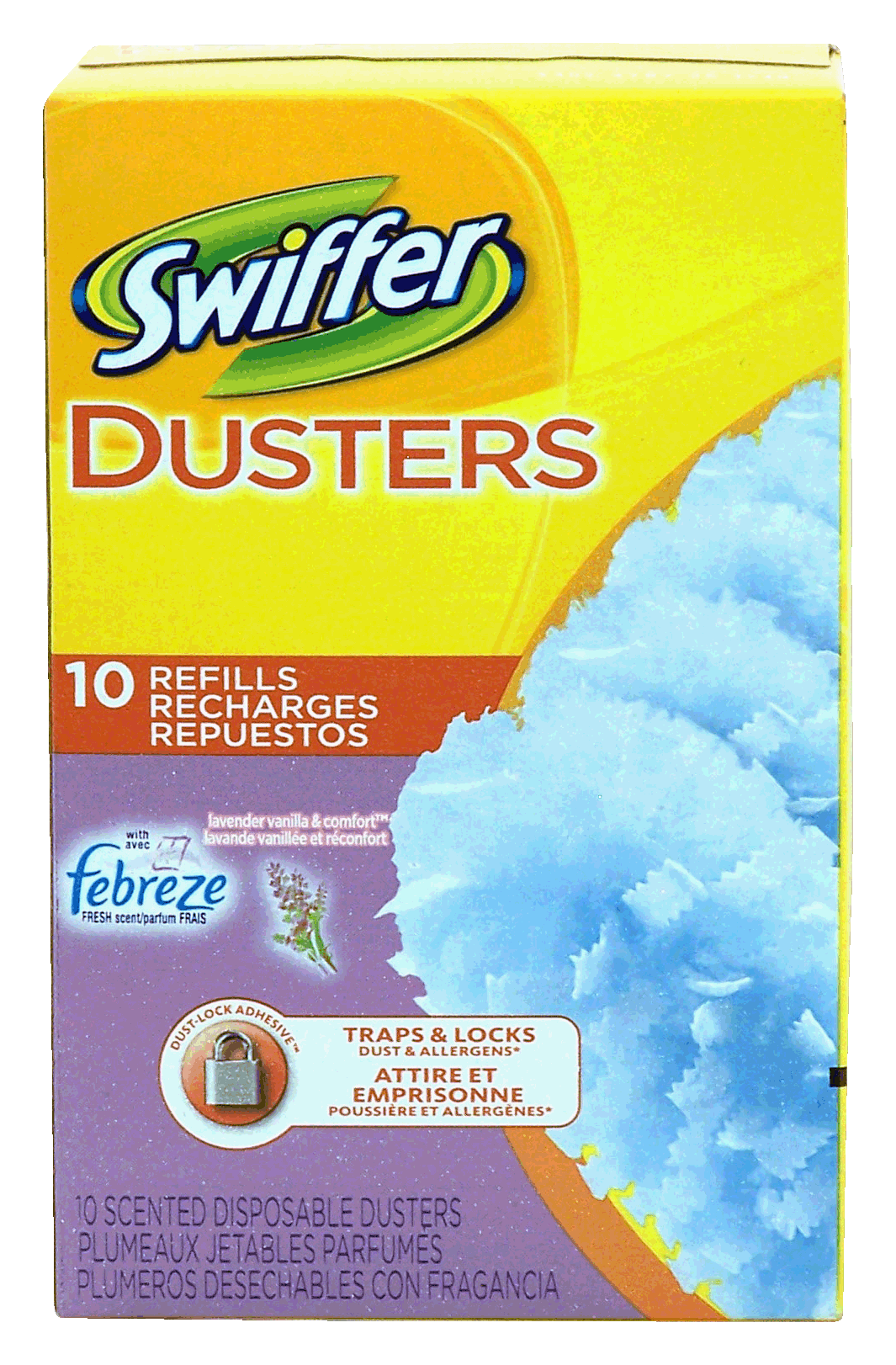 Swiffer Dusters refills, scented disposable dusters with febreze, lavender vanilla & comfort Full-Size Picture